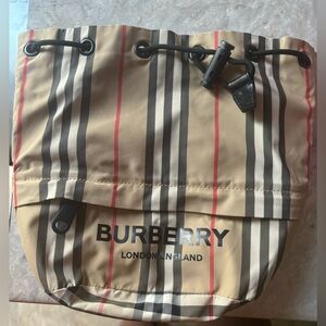 Mini Burberry draw string bag